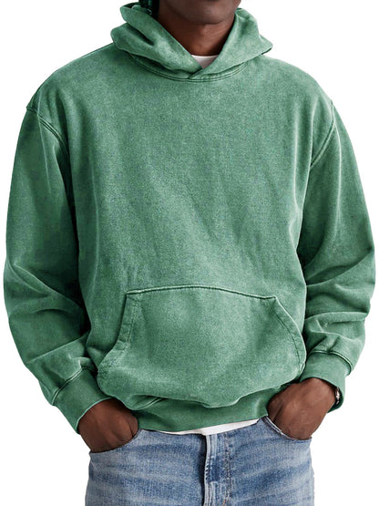 Franco | Lässiger Langarm Kapuzenpullover Aus Baumwolle