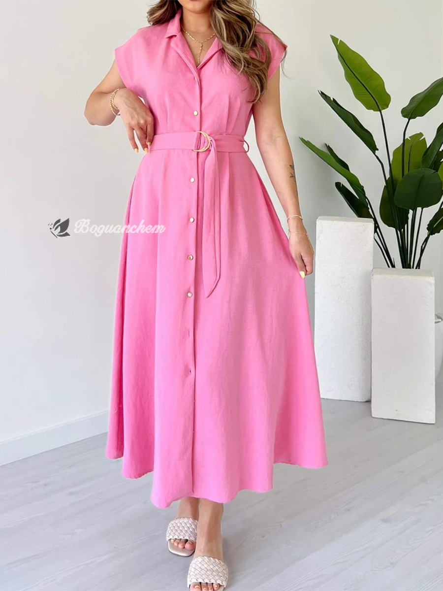 Valeria | Kleid mit Metallring Detail