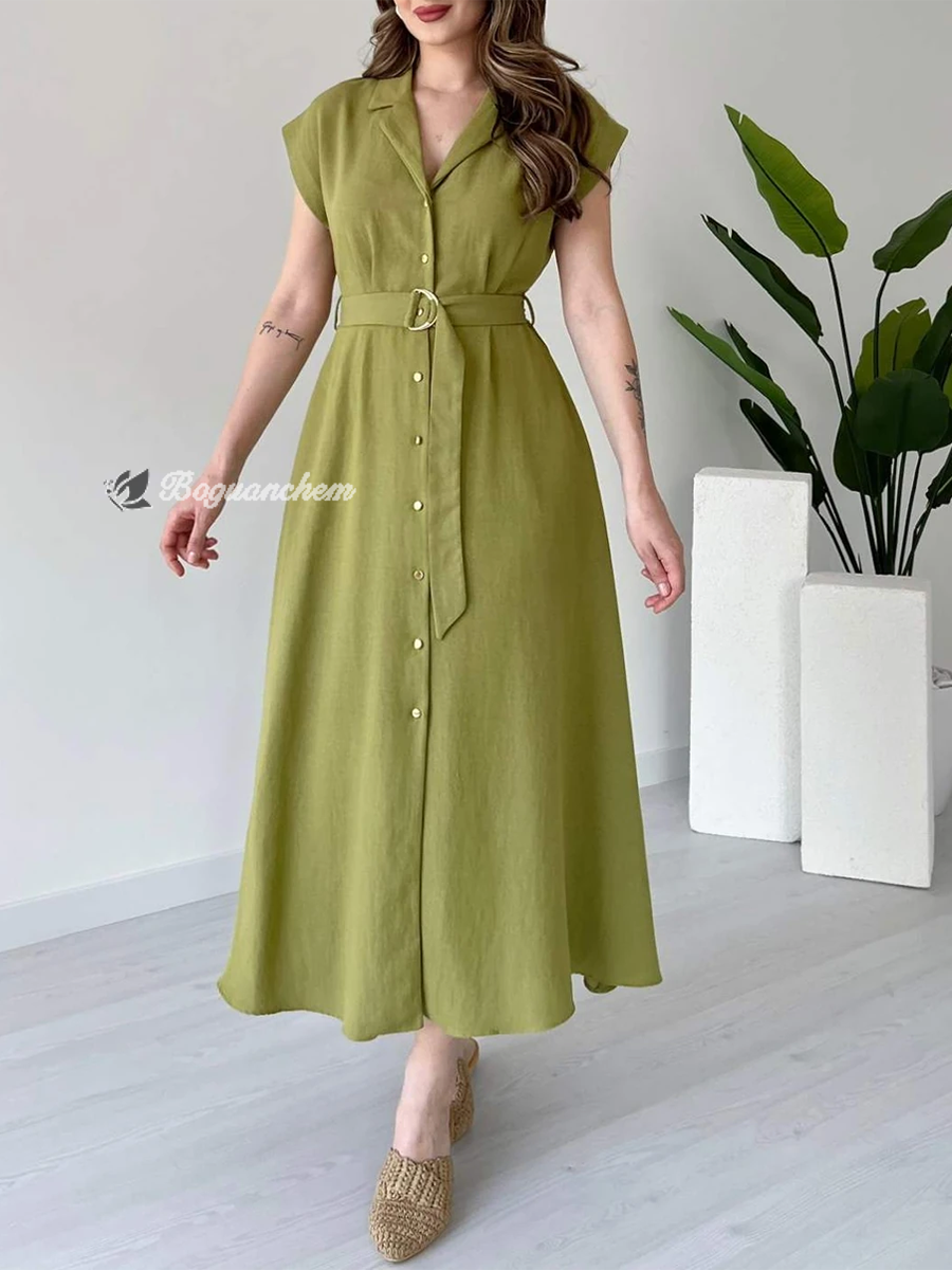 Mirena | Kleid mit Ringgürtel