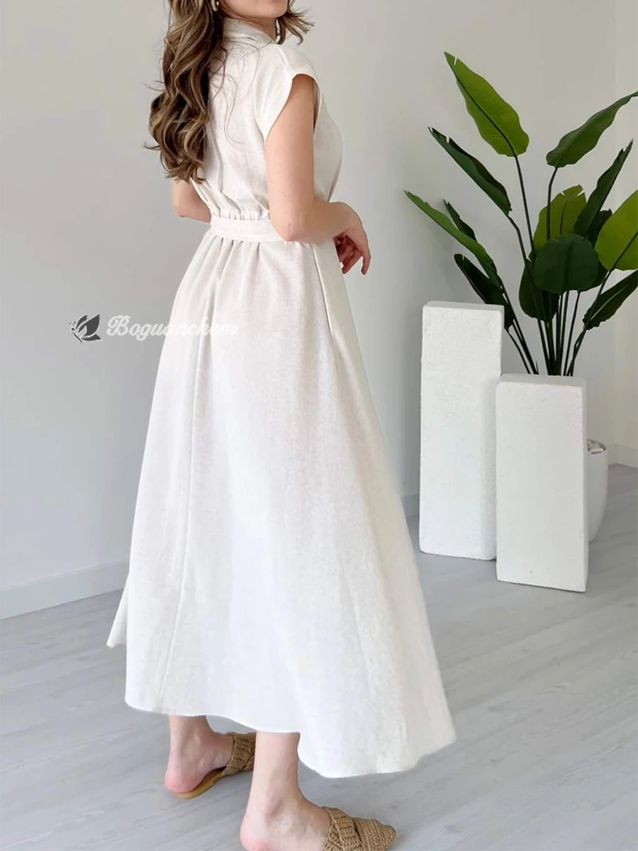 Valeria | Kleid mit Metallring Detail
