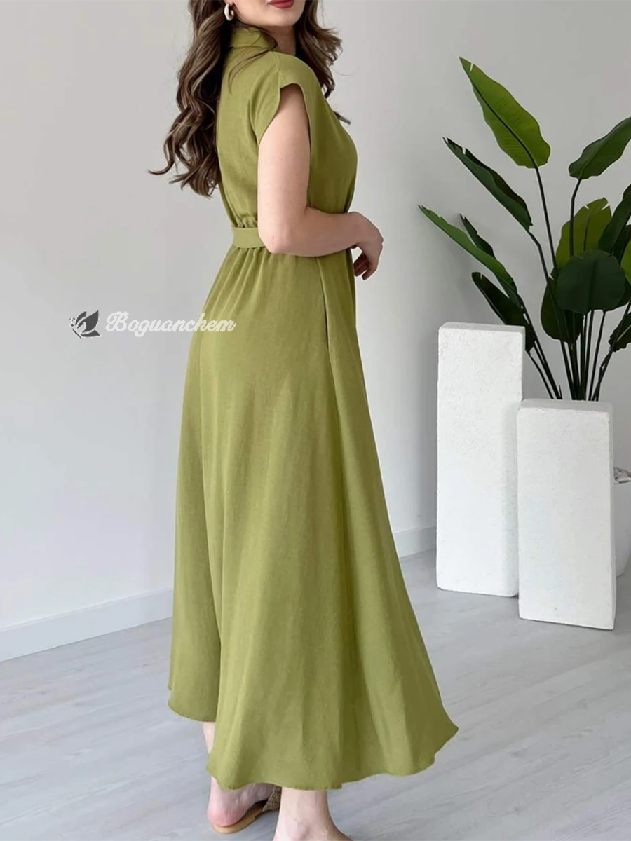 Valeria | Kleid mit Metallring Detail